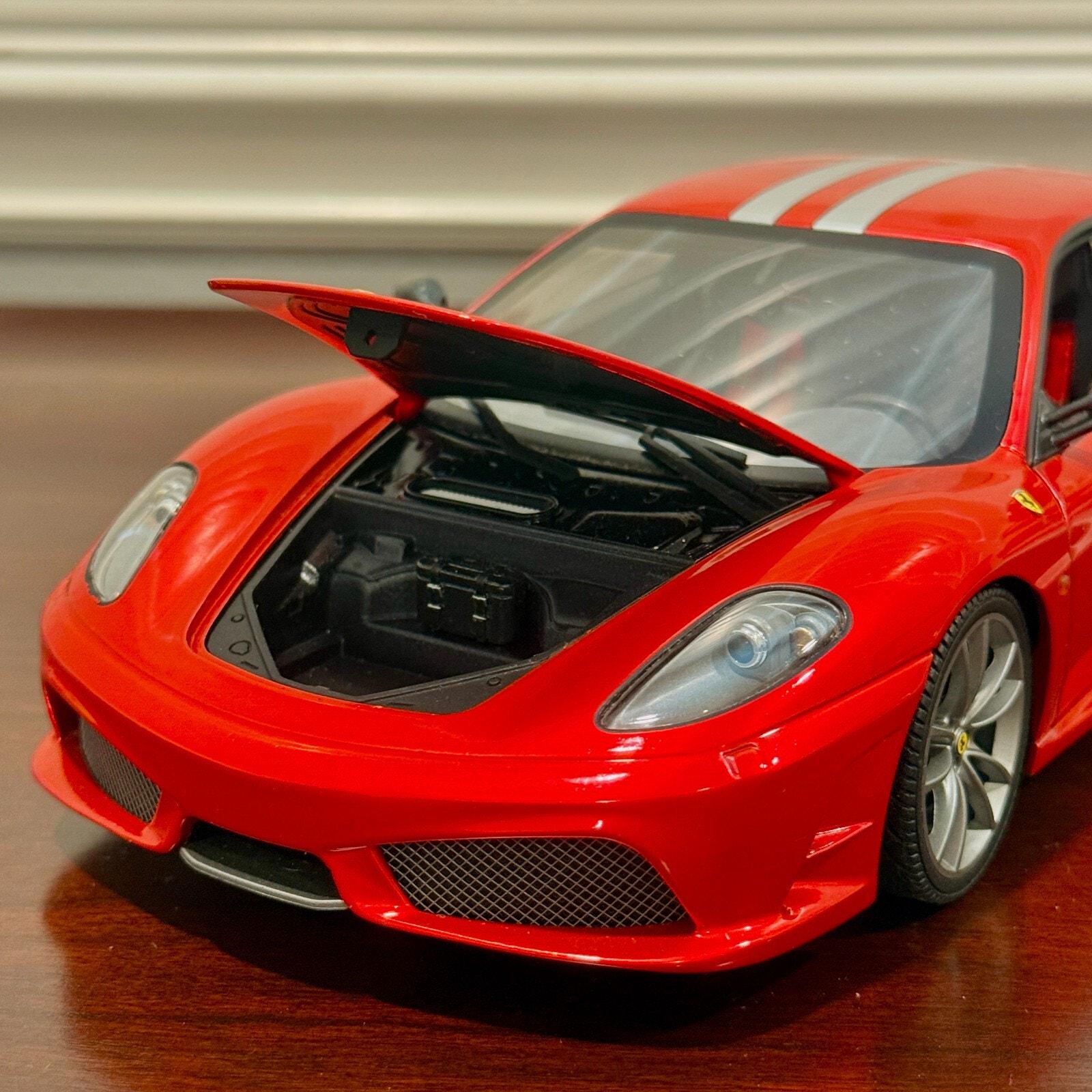 1/18 Ferrari F430 Scuderia Red With Silver Stripes Hot Wheels