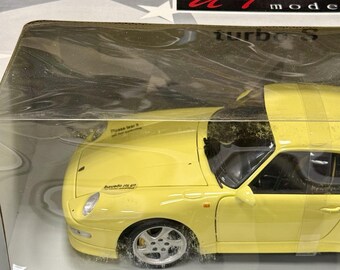 UT Models Porsche turbo S イエロー 1:18 絶版 1/18 Porsche 993 Turbo S Diecast Model Car - UT Models - Yellow - Etsy
