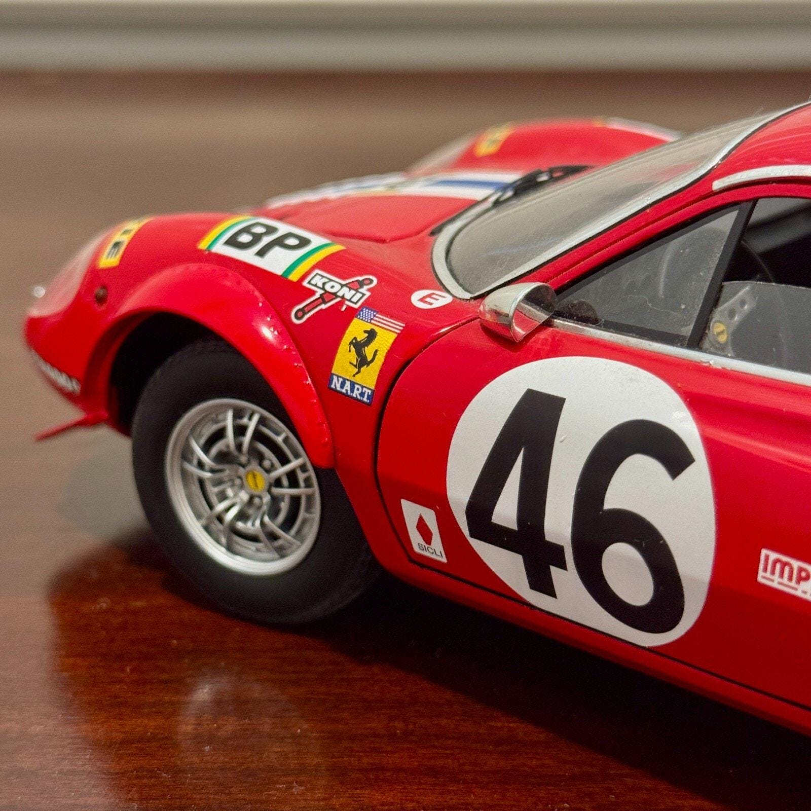Hot Wheels Elite 1/18 Ferrari Dino 246 GT Race Configuration