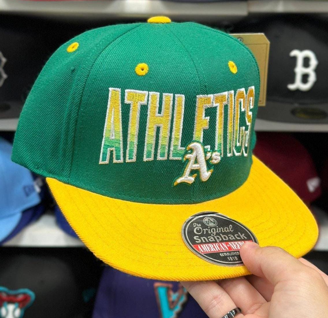 Oakland Athletics Snapback Vintage American Needle Green/yellow