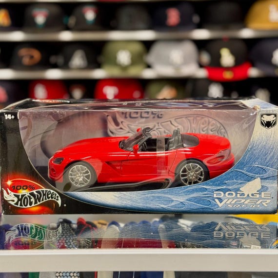 1/18 Dodge Viper SRT-10 Red Hot Wheels Diecast Car | New - Etsy