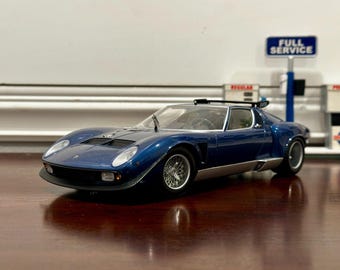 1/18 ランボルギーニ イオタ SVR ブルー京商 #08311BL - Etsy 日本