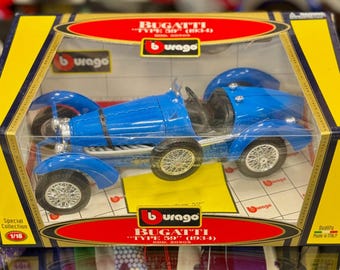 1/18 1934 Bugatti Type 59 Blue Bburago Special Collection | Made