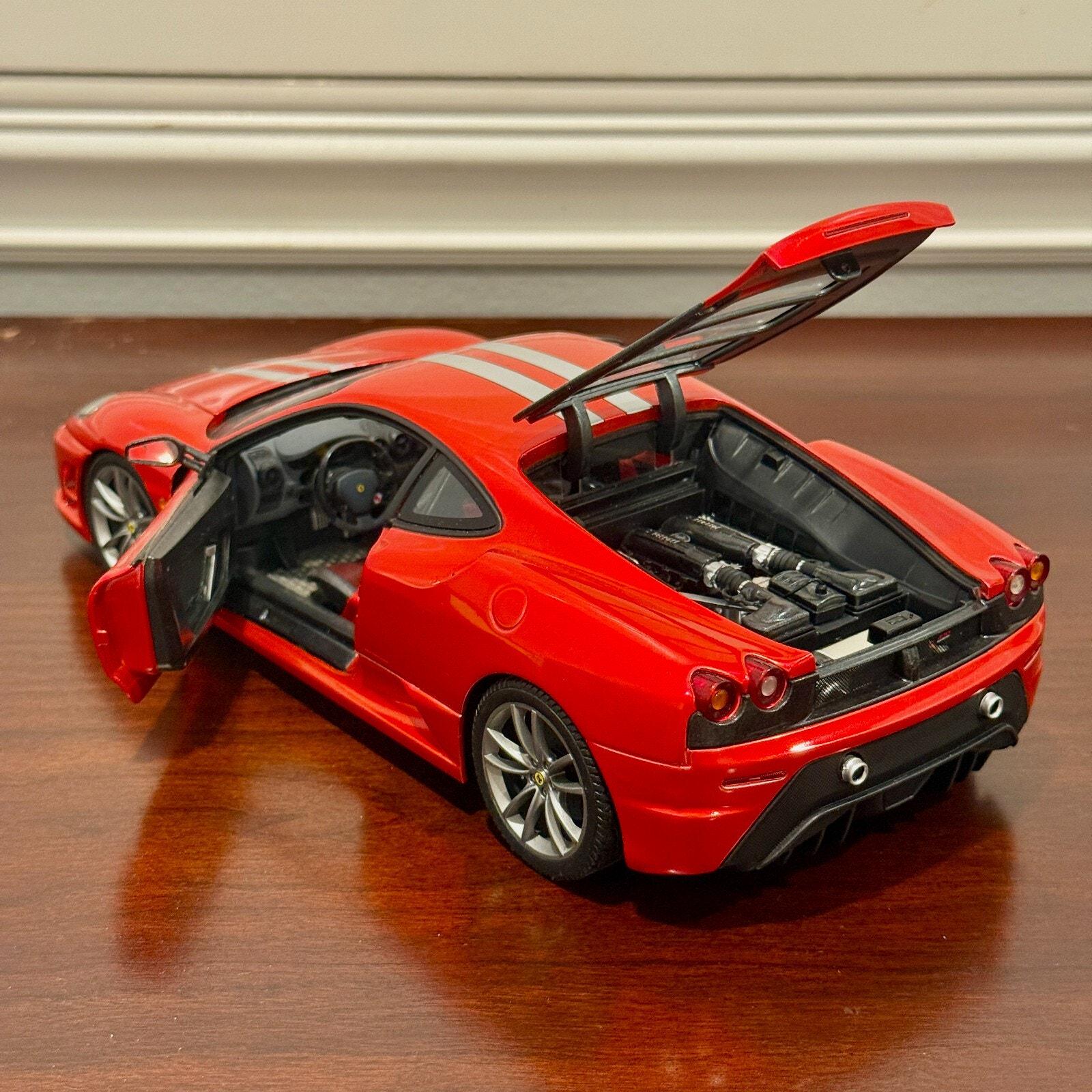 1/18 Ferrari F430 Scuderia Red With Silver Stripes Hot Wheels