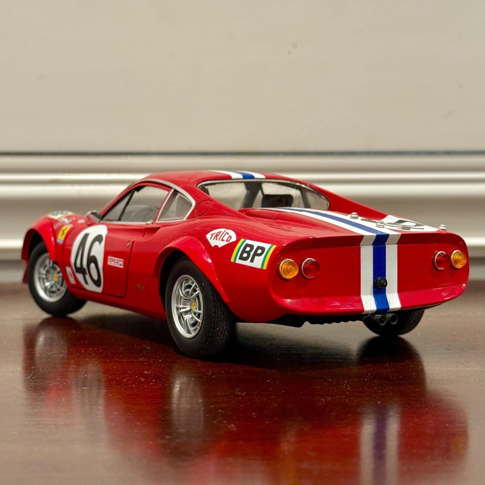 Hot Wheels Elite 1/18 Ferrari Dino 246 GT Race Configuration