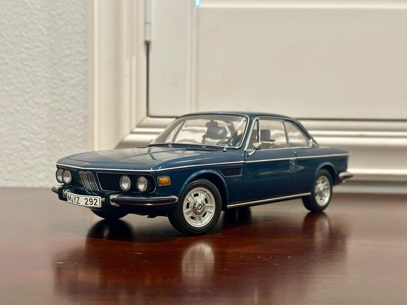 1/18 Autoart BMW 3.0 CSI Blue Diecast Model Car | Extremely Rare