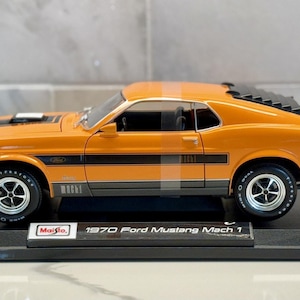 1970 Ford Mustang Mach 1 Orange | Maisto 1/18 | New