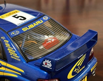 Subaru WRX #5 Burns Reid Autoart Racing 1/18 | Rare - Etsy
