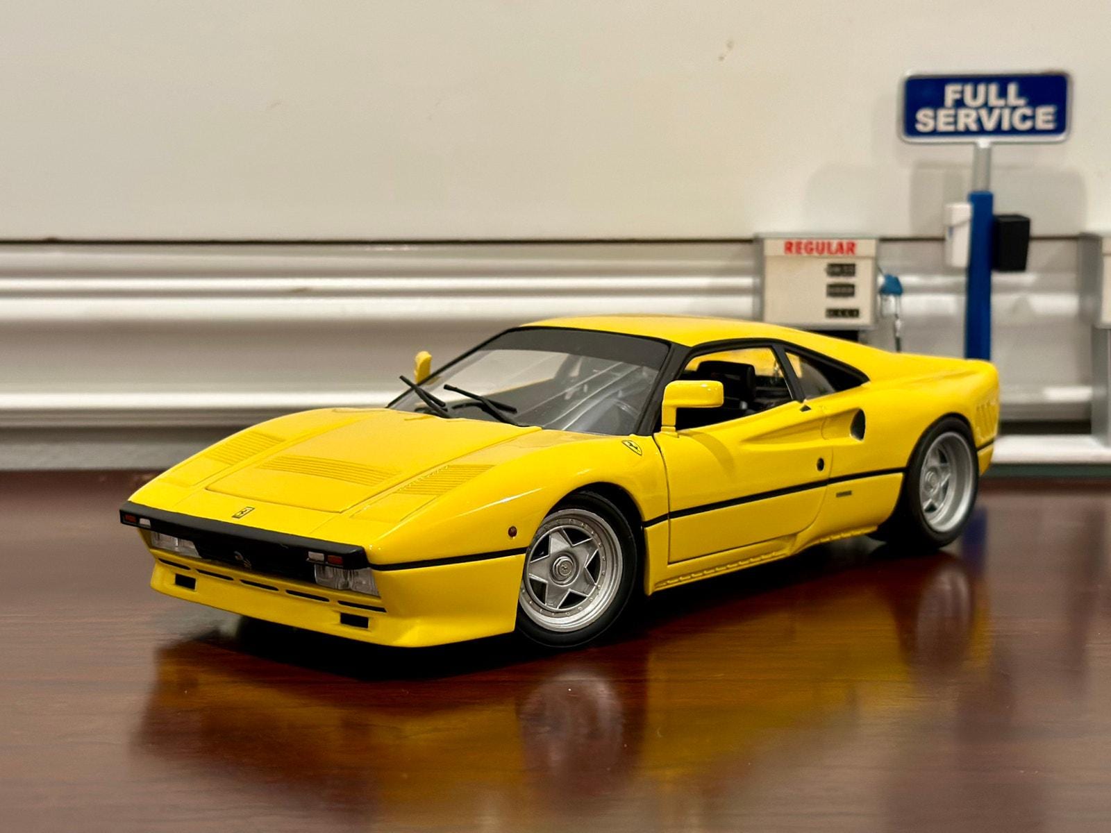 1/18 Ferrari 288 GTO Yellow Hot Wheels Elite | Rare in Box - Etsy