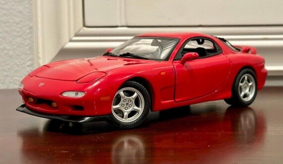 1/18 Mazda RX7 Red Vintage Kyosho Scale Model Car | Rare - Etsy Canada