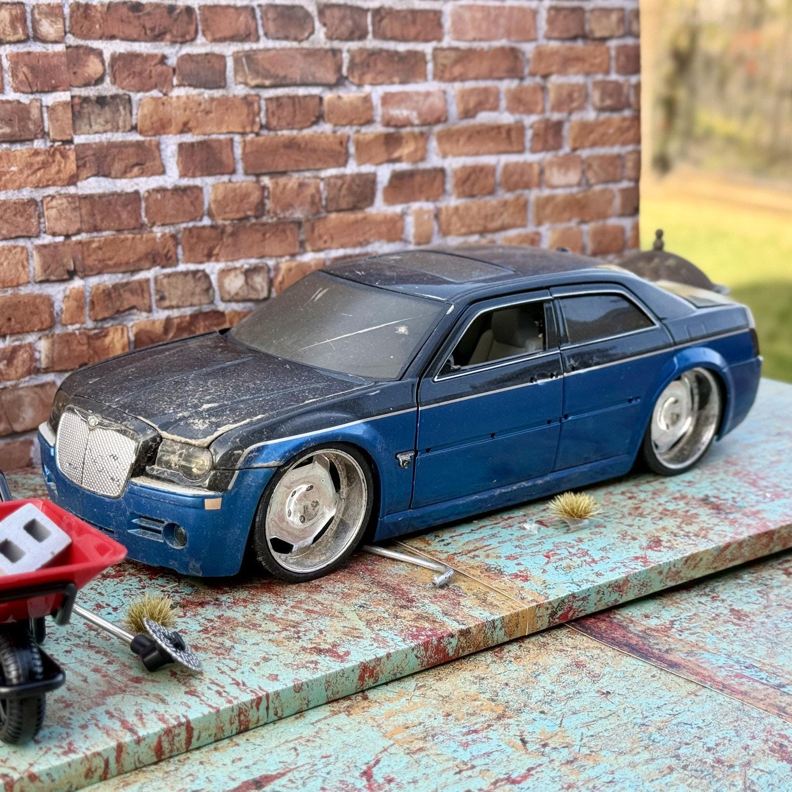 1/18 Scale Chrysler 300C Blue/black JADA DUB City | Diorama Model