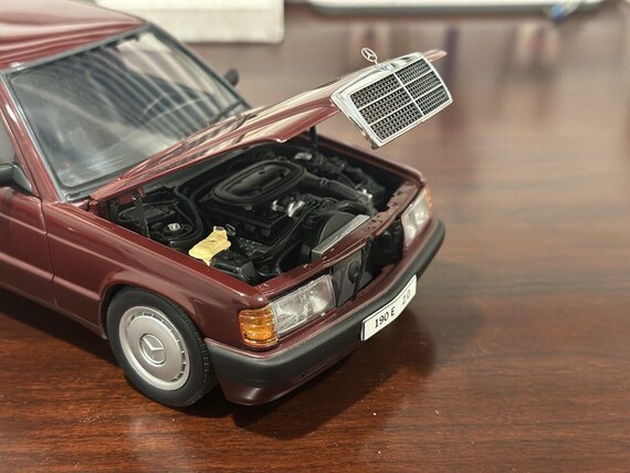 Autoart 1/18 Mercedes Benz 190E 2.0 Barolo Red | Very Rare - Etsy
