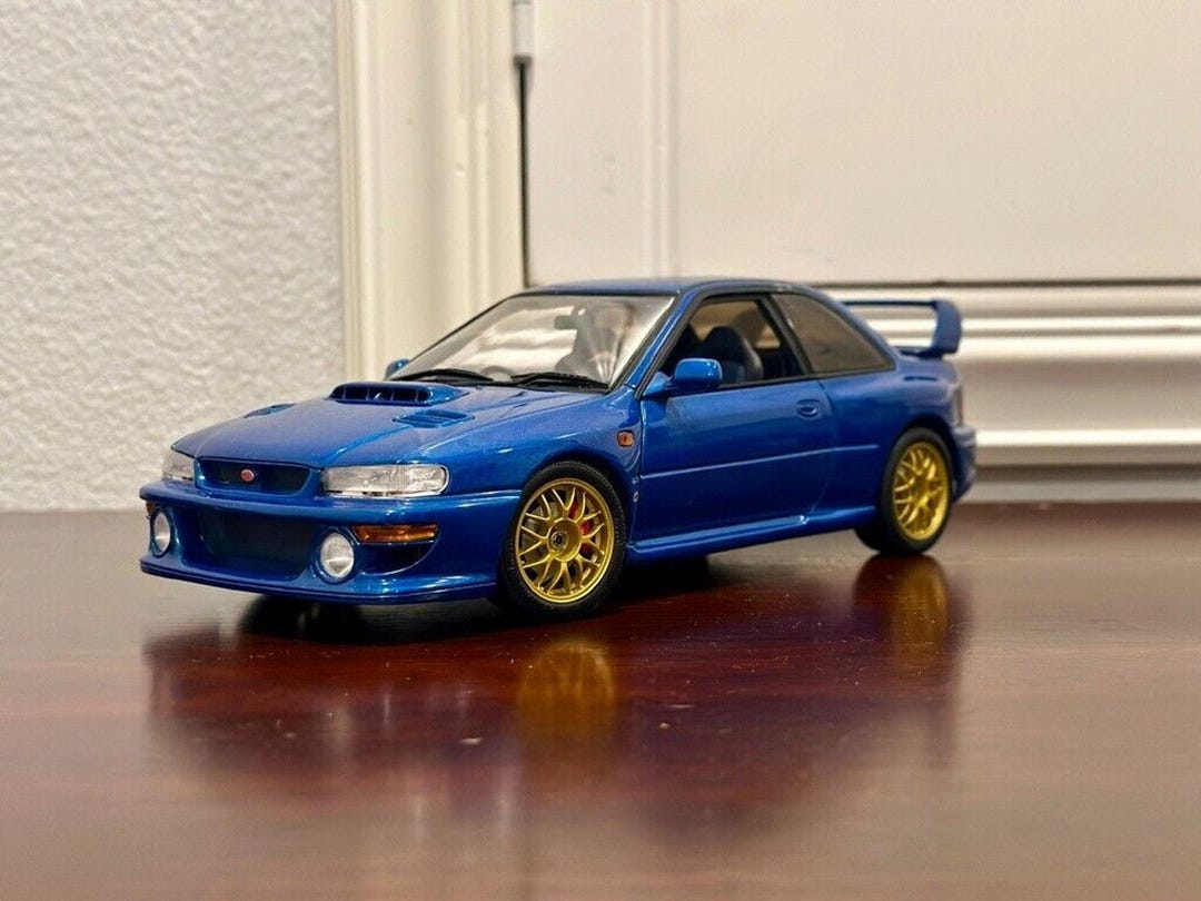 Subaru Impreza 22B WRX STI Autoart 1/18 | Rare - Etsy