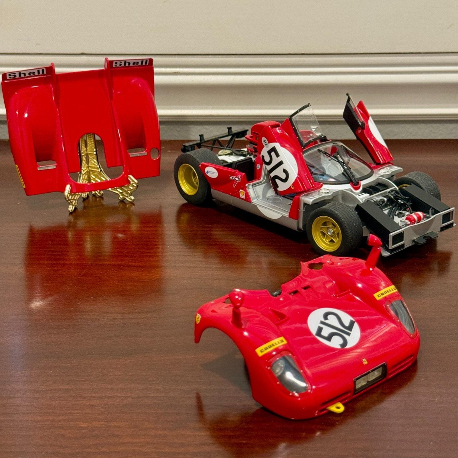 Hot Wheels Elite 1/18 1970 Ferrari 512S Nick Mason Pink Floyd