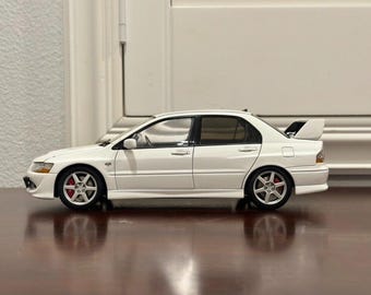 Mitsubishi Lancer Evo 8 VIII Street Car White Autoart 1/18 - Etsy