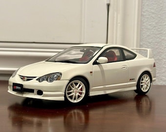 AUTOart 1/18 Honda Acura Integra Type R Champion White Diecast Model Car Rare