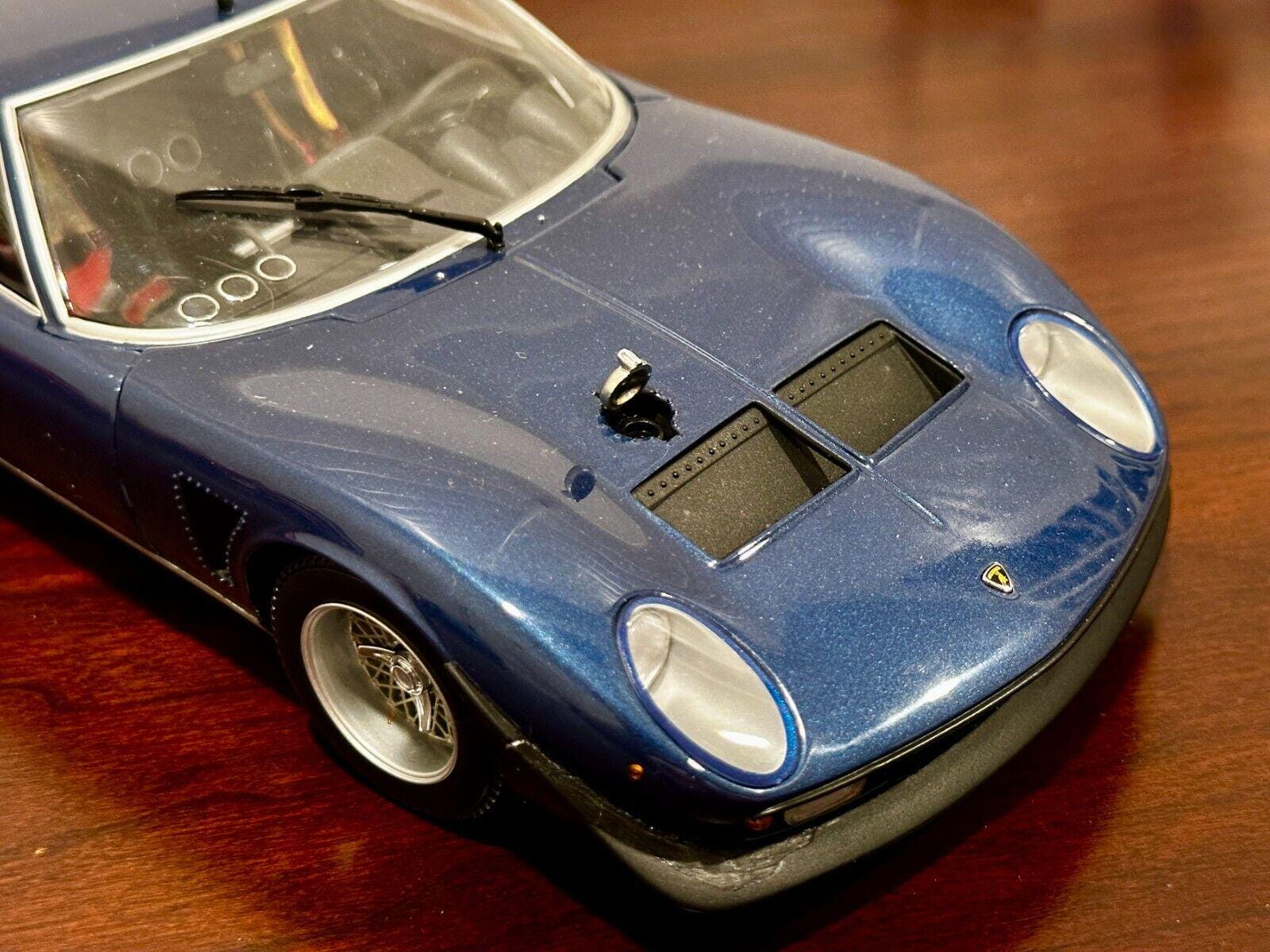 Lamborghini Miura Jota SVJ Blue Kyosho 1/18 | Rare - Etsy