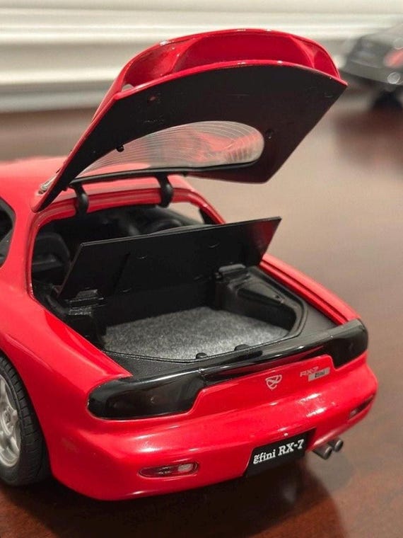 望*）様 Mazda RX-7 レッドミニカー Mazda RX-7 Mazda Speed A-spec (FD3S) Red (1/18 Scale)【IG3945