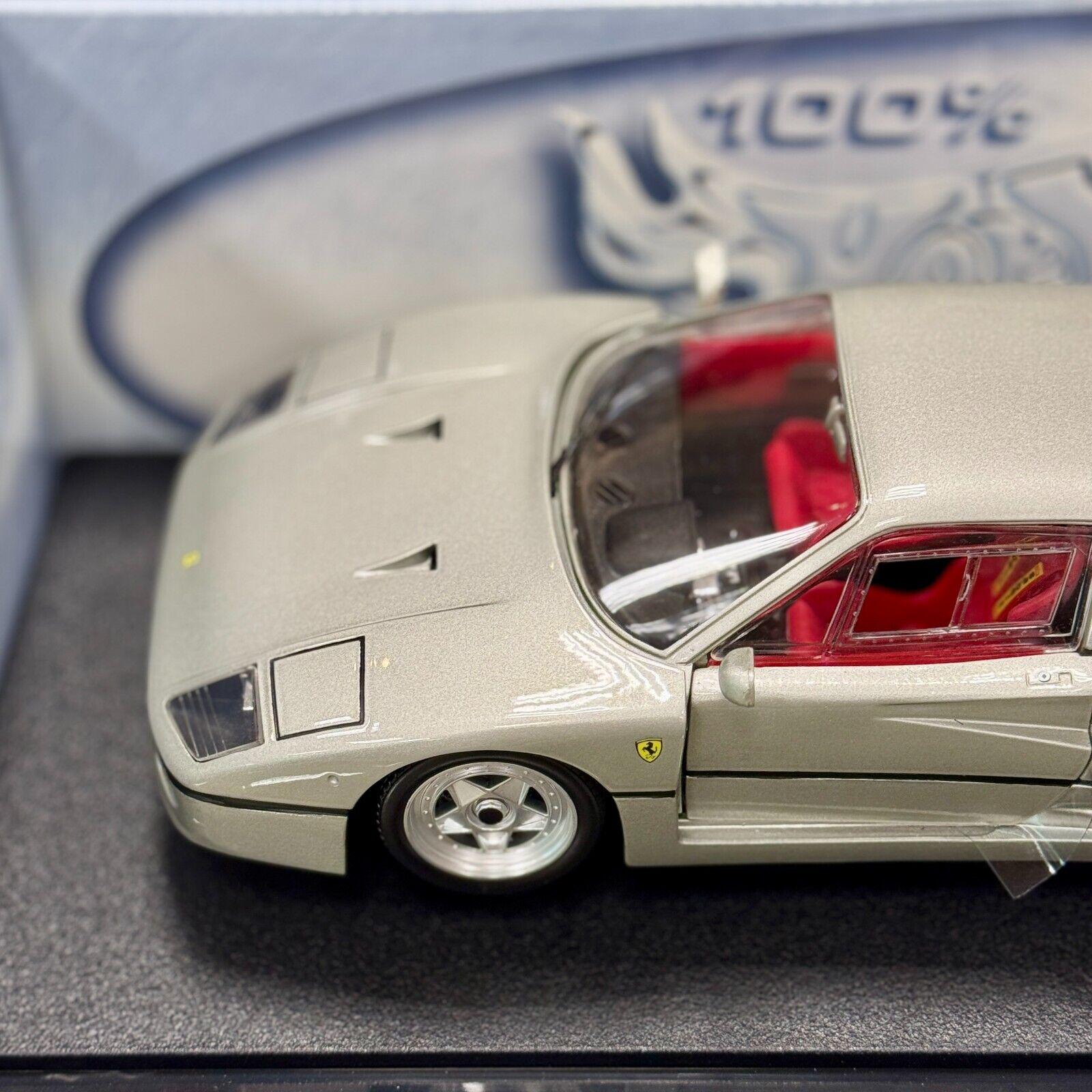 Hot Wheels 1/18 Ferrari F40 Silver Prototype - Limited Edition