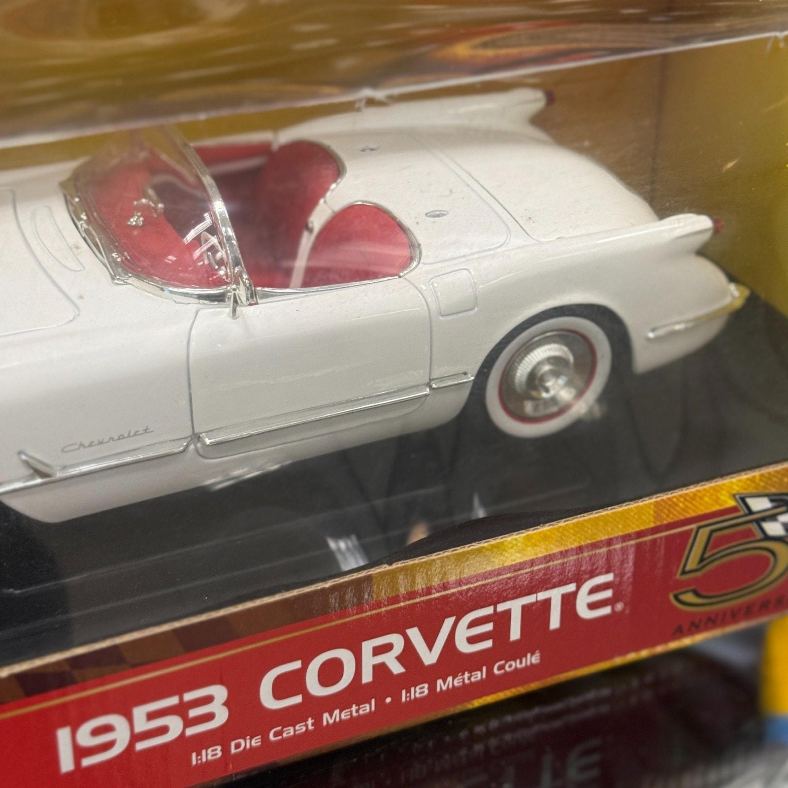 FIFTIES JAPON CHEVROLET CORVETTE convertible type 1953 tôle neuf 1/18
