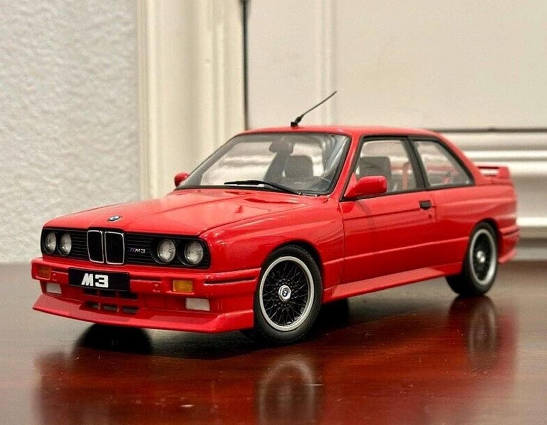 BMW M3 (E30) Sport Evolution Cecotto Edition , Red | Autoart 1/18 ...