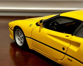 1/18 Ferrari 288 GTO Yellow Hot Wheels Elite | Rare in Box - Etsy