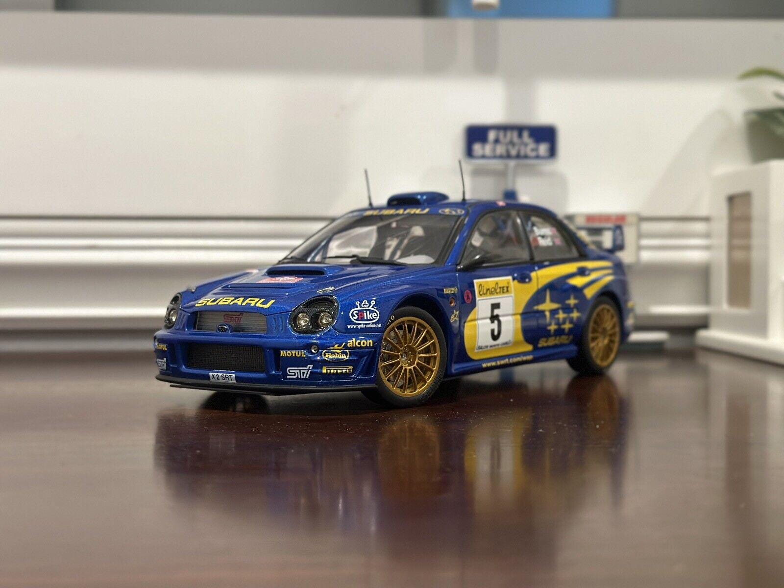 Subaru WRX #5 Burns Reid Autoart Racing 1/18 | Rare - Etsy