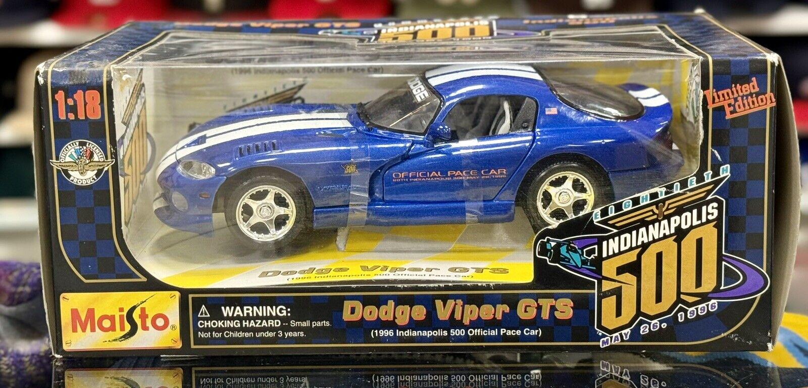 1/18 ダッジ バイパー GTS インディアナポリス 500 ペースカー 