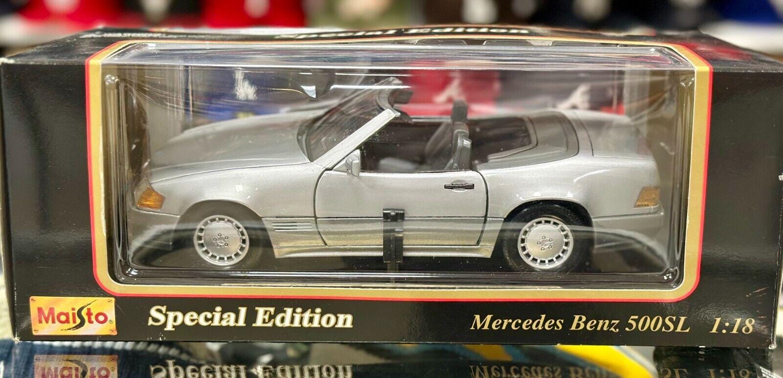 1989 Mercedes Benz 500 SL Convertible Vintage Maisto 1/18 - Etsy