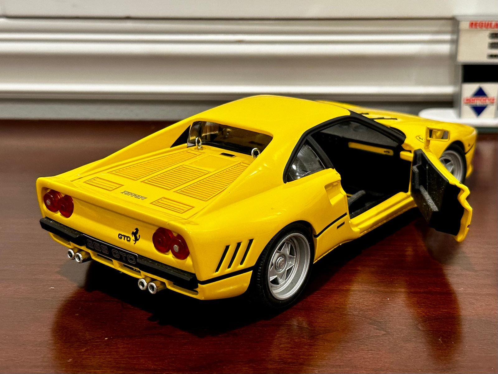 1/18 Ferrari 288 GTO Yellow Hot Wheels Elite | Rare in Box - Etsy