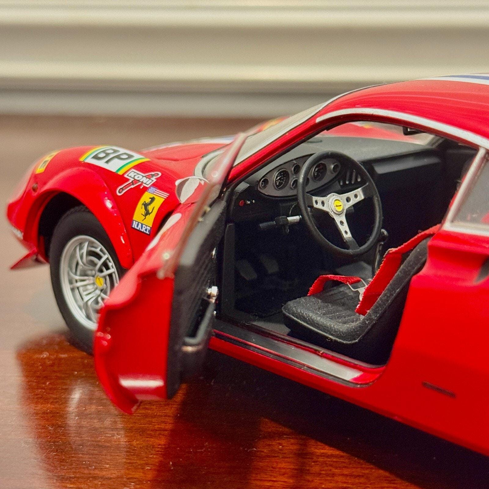 Hot Wheels Elite 1/18 Ferrari Dino 246 GT Race Configuration