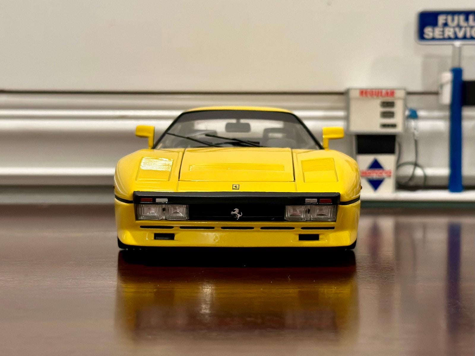 1/18 Ferrari 288 GTO Yellow Hot Wheels Elite | Rare in Box - Etsy