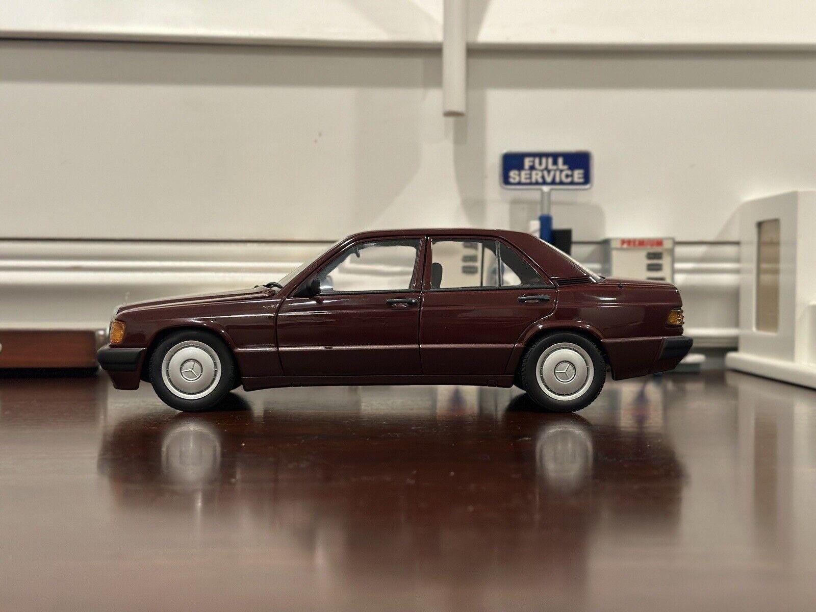 Autoart 1/18 Mercedes Benz 190E 2.0 Barolo Red | Very Rare - Etsy