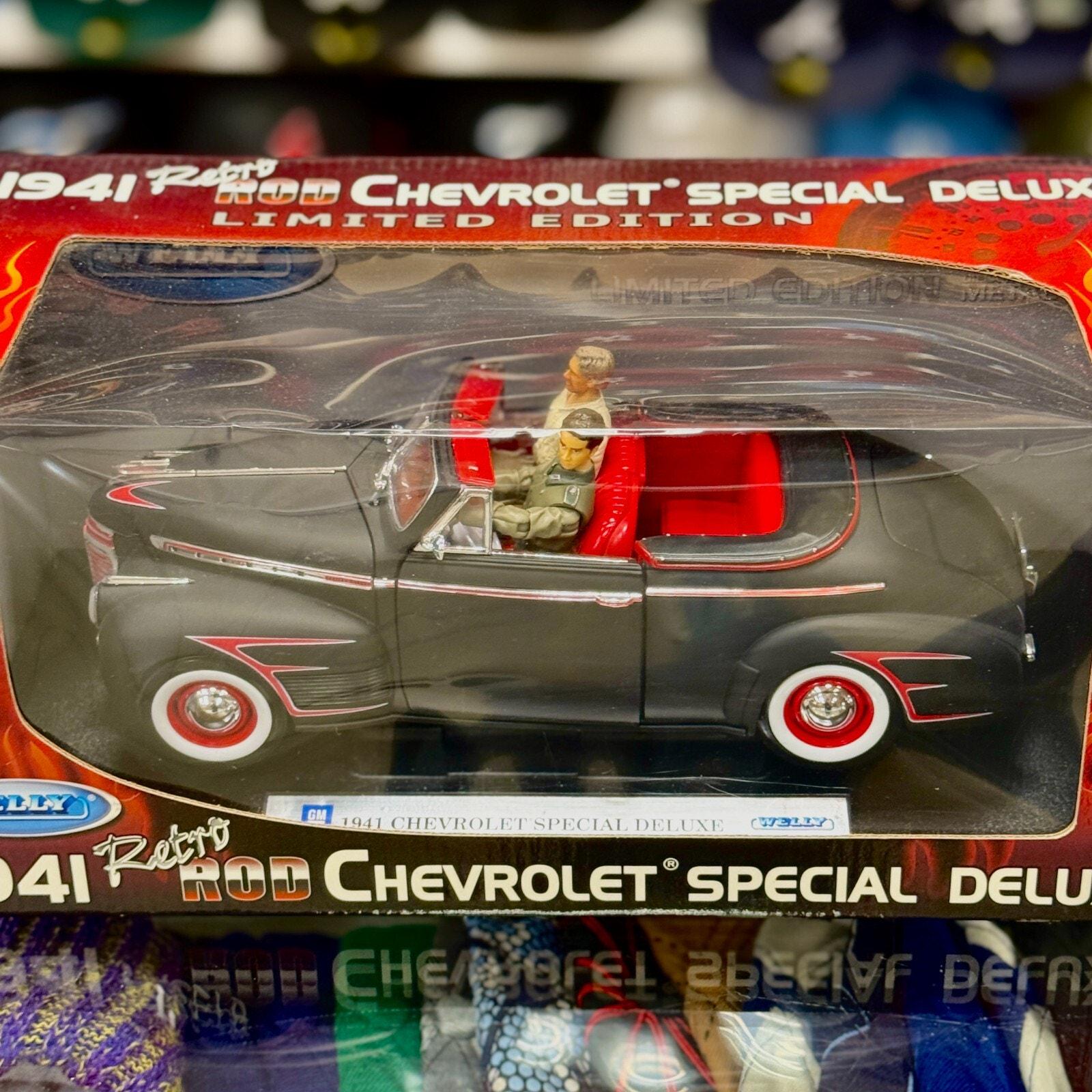 1/18 1941 Chevrolet Special Deluxe Retro Rod WELLY Limited Edition