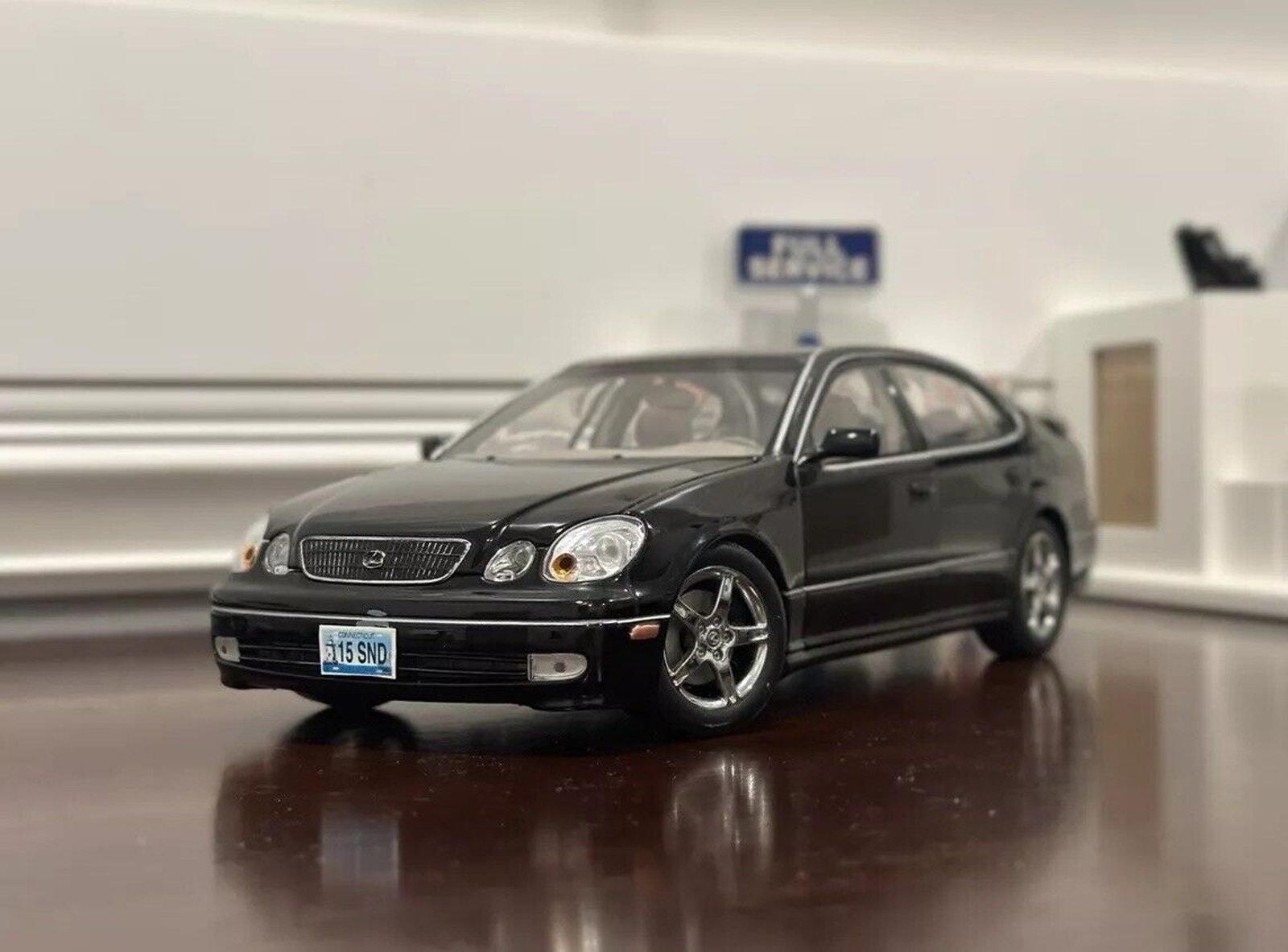AUTOart 1/18 レクサスGS400 ミニカー。 1/18 Lexus GS400 Sport Black Autoart Japan Exclusive Vintage