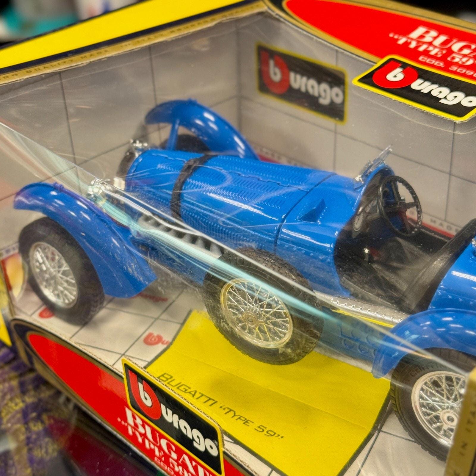1/18 1934 Bugatti Type 59 Blue Bburago Special Collection | Made