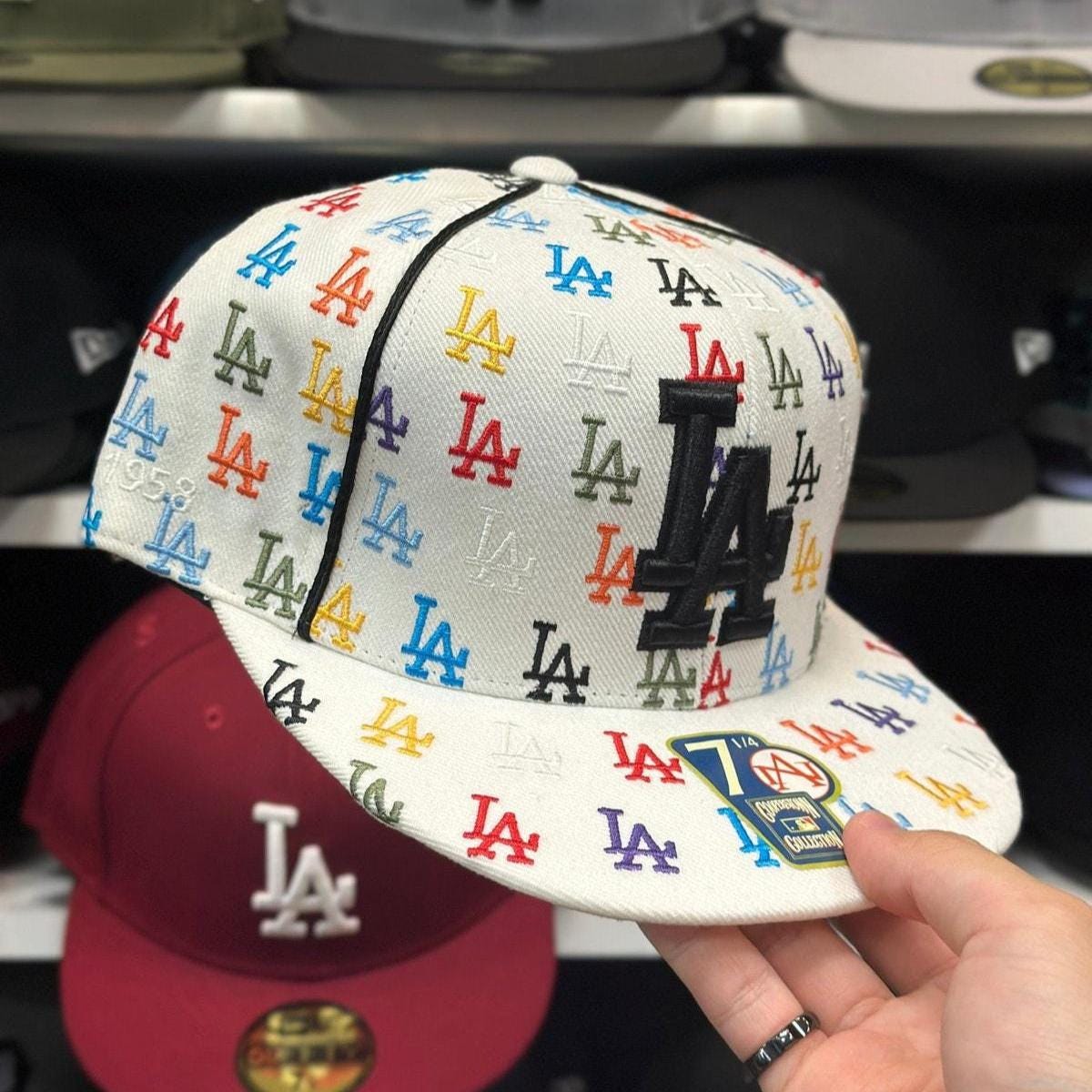 LA Dodgers Vintage Fitted Hat American Needle White/multicolor