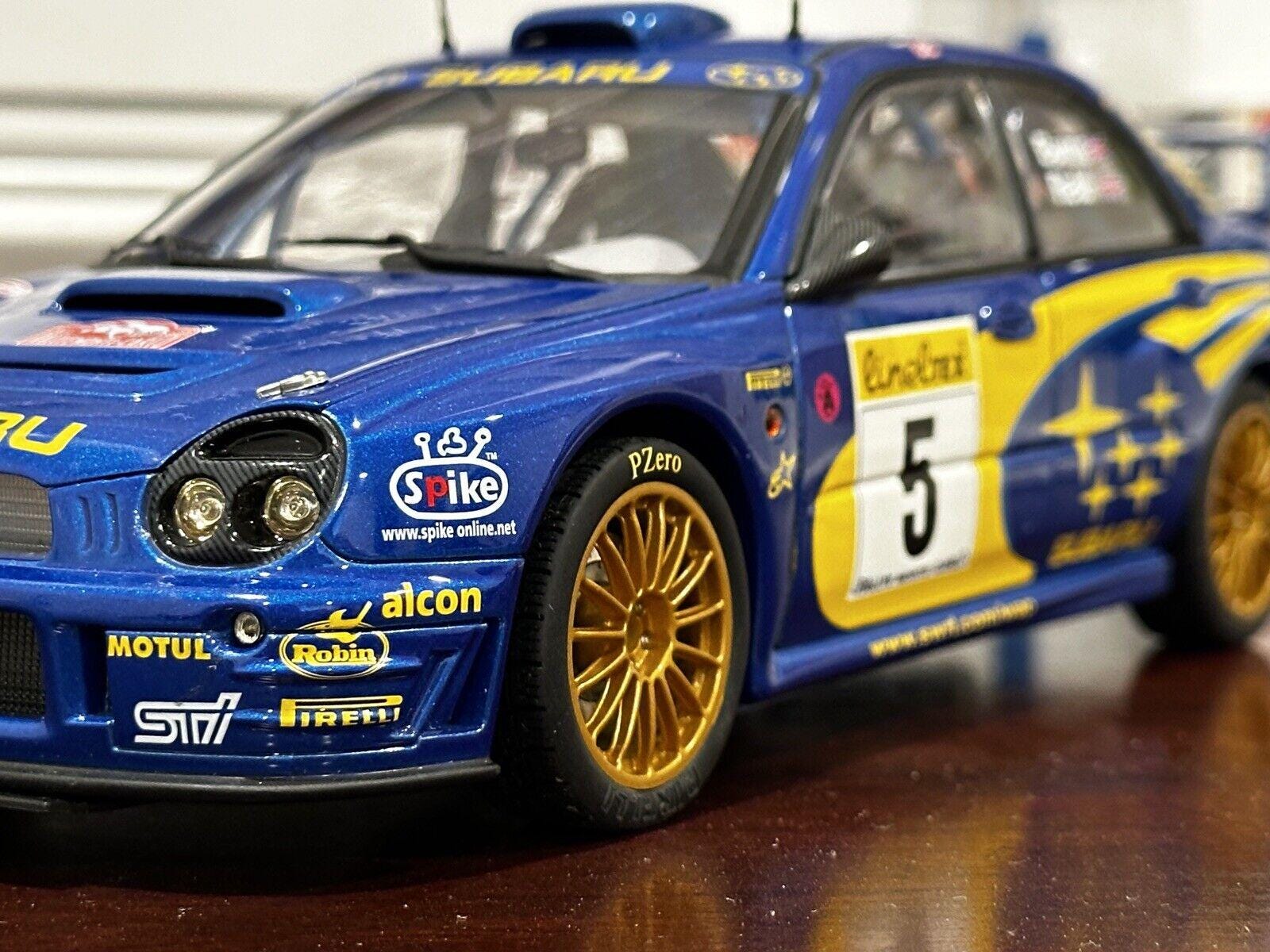 Subaru WRX #5 Burns Reid Autoart Racing 1/18 | Rare - Etsy