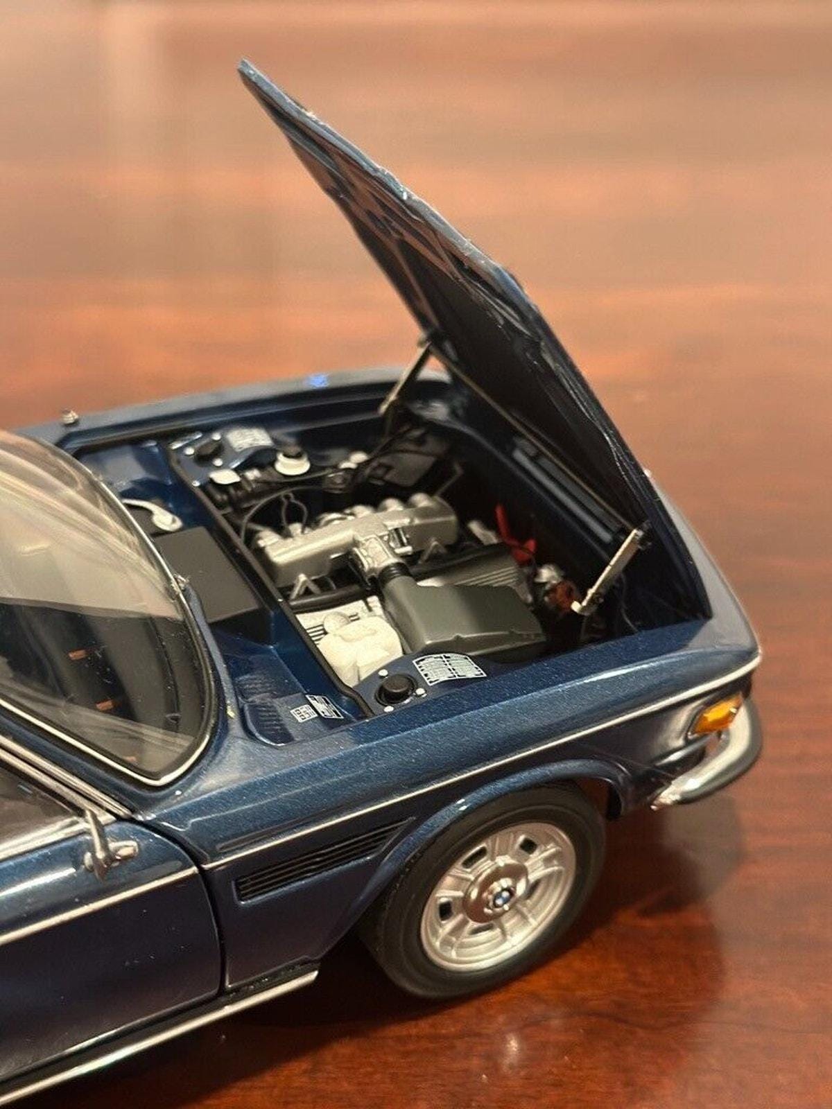 1/18 Autoart BMW 3.0 CSI Blue Diecast Model Car | Extremely Rare