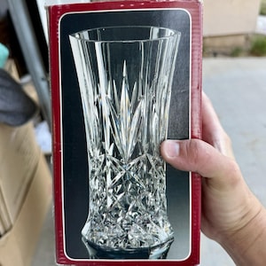 Vintage Home Decor Crystal Vase - Beautiful