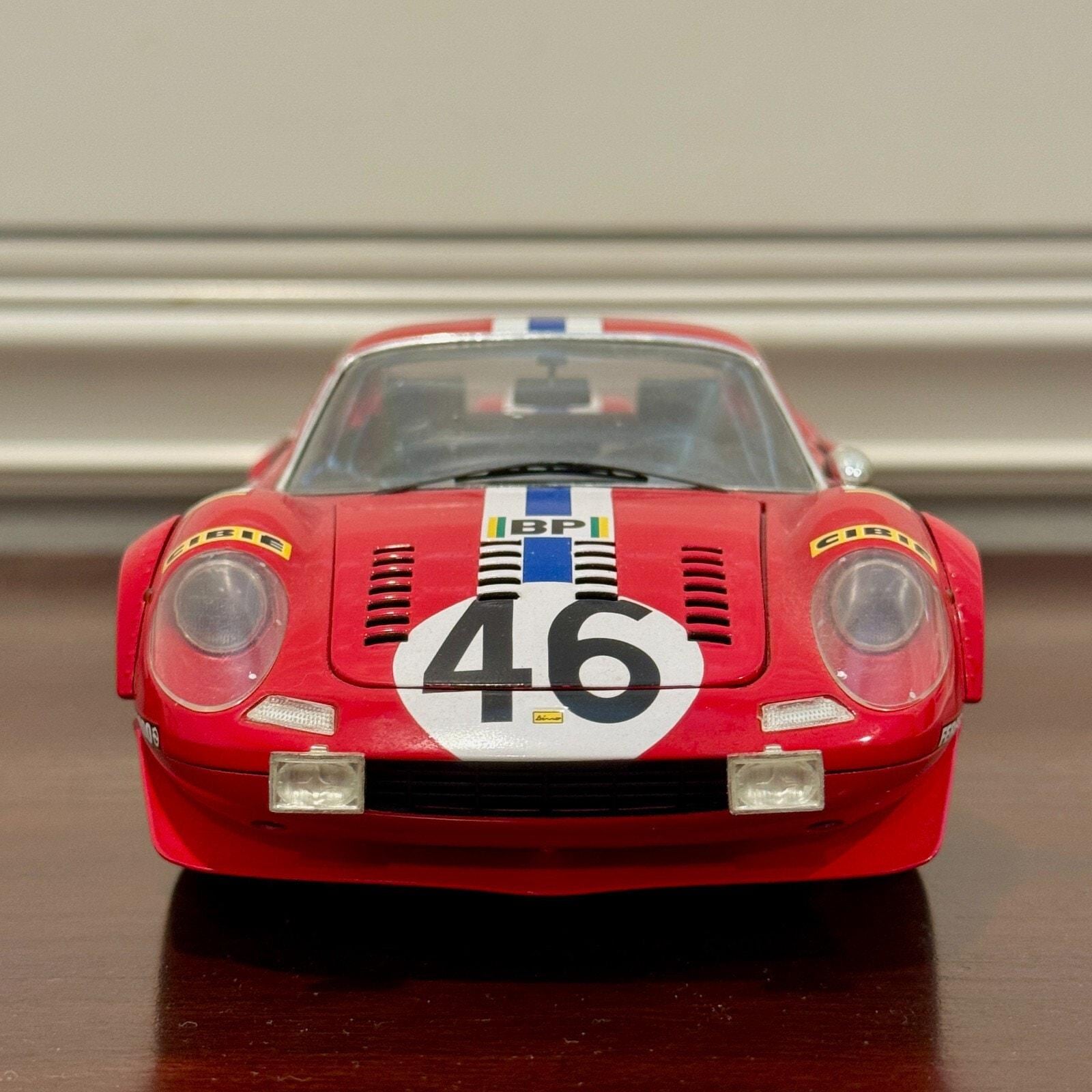 Hot Wheels Elite 1/18 Ferrari Dino 246 GT Race Configuration