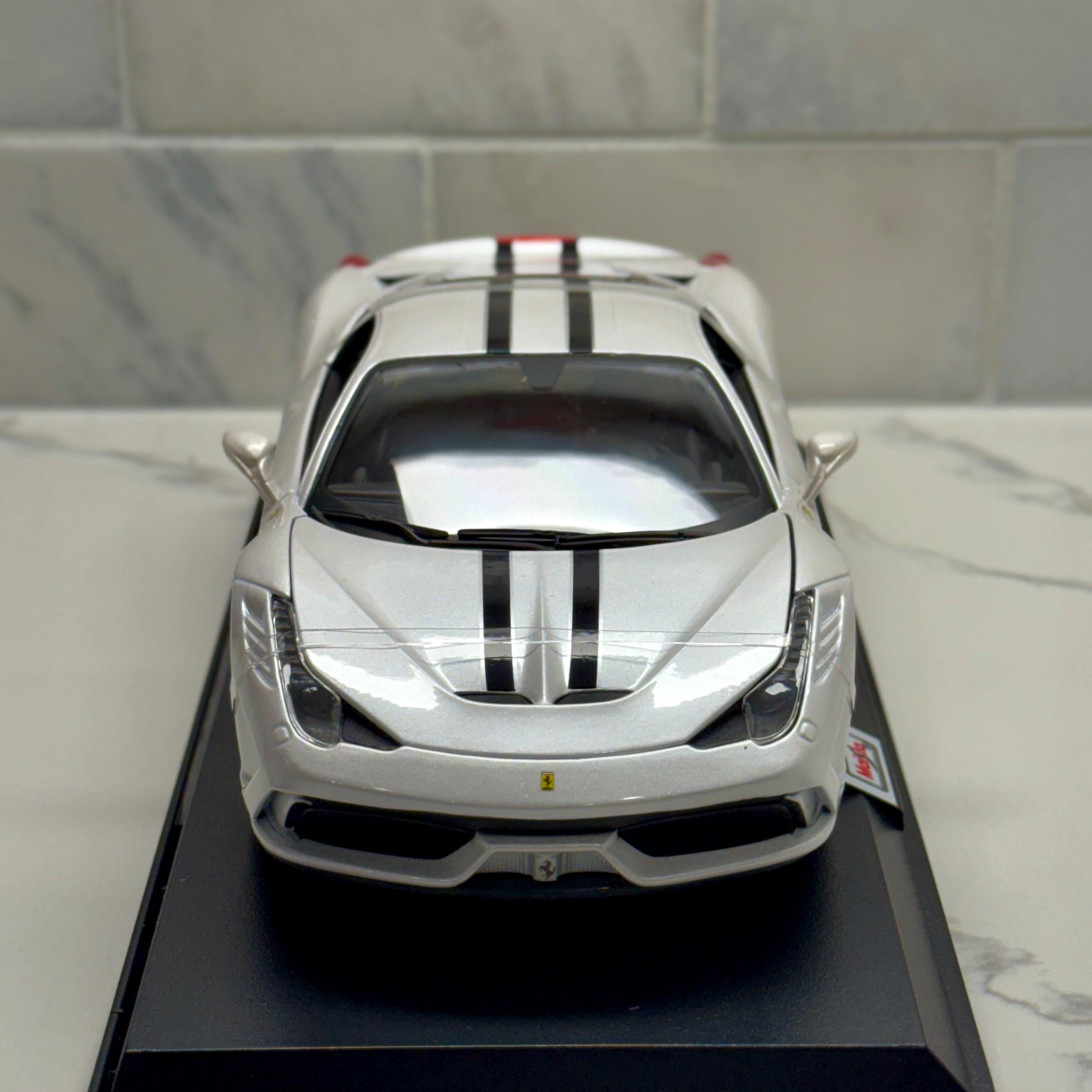 1/18 HH Model Ferrari 458 Speciale Aperta (Pearl White) Car