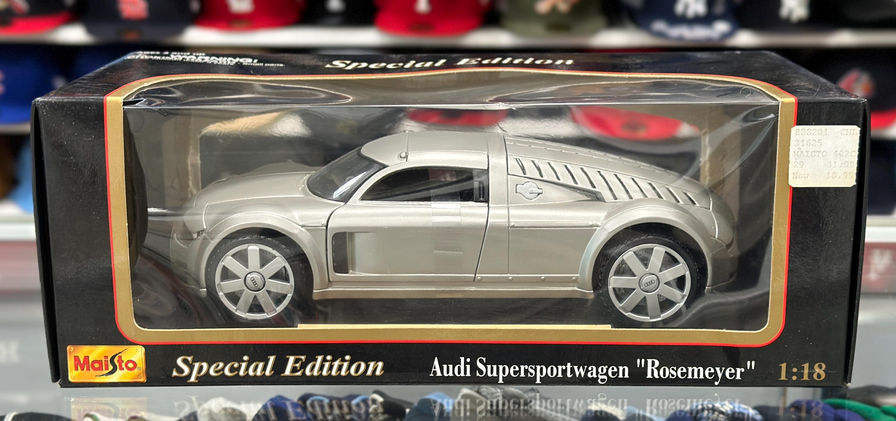 1/18 Audi Supersportwagen Rosemeyer Vintage Scale Model Car | New
