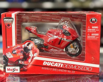 1/18 Ducati Corse Desmosedici „Marco Melandri #33” Maisto Racing motocykl rzadki