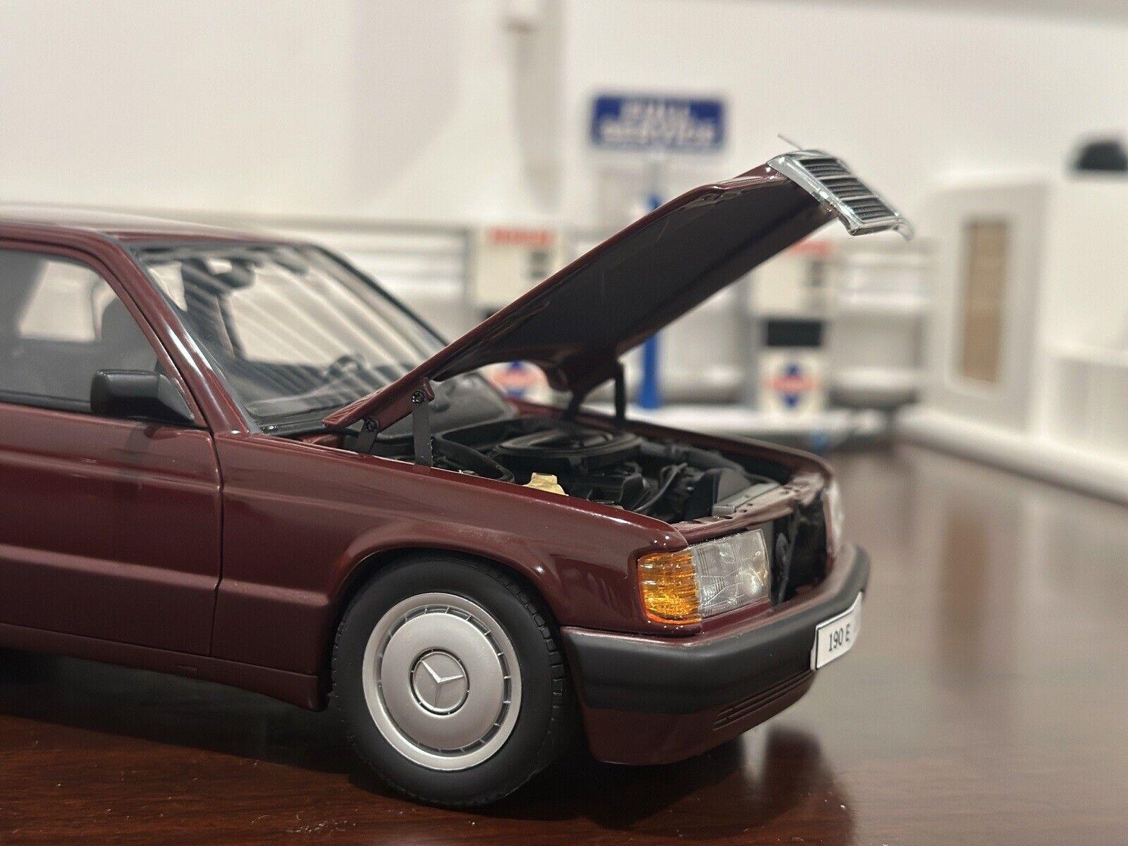 Autoart 1/18 Mercedes Benz 190E 2.0 Barolo Red | Very Rare - Etsy