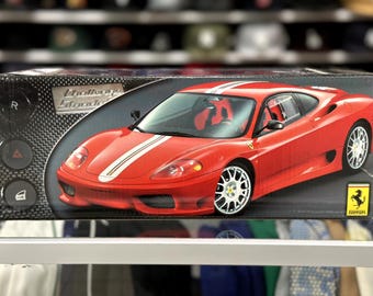 Miniature Ferrari Modena #102 Rouge - Échelle 1/18 - Hot Wheels Elite L7113 - Occasion Comme Neuf