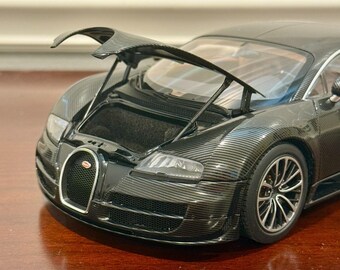Autoart 1/18 Bugatti Veyron Super Sport 2010 GT Carbon Black | in