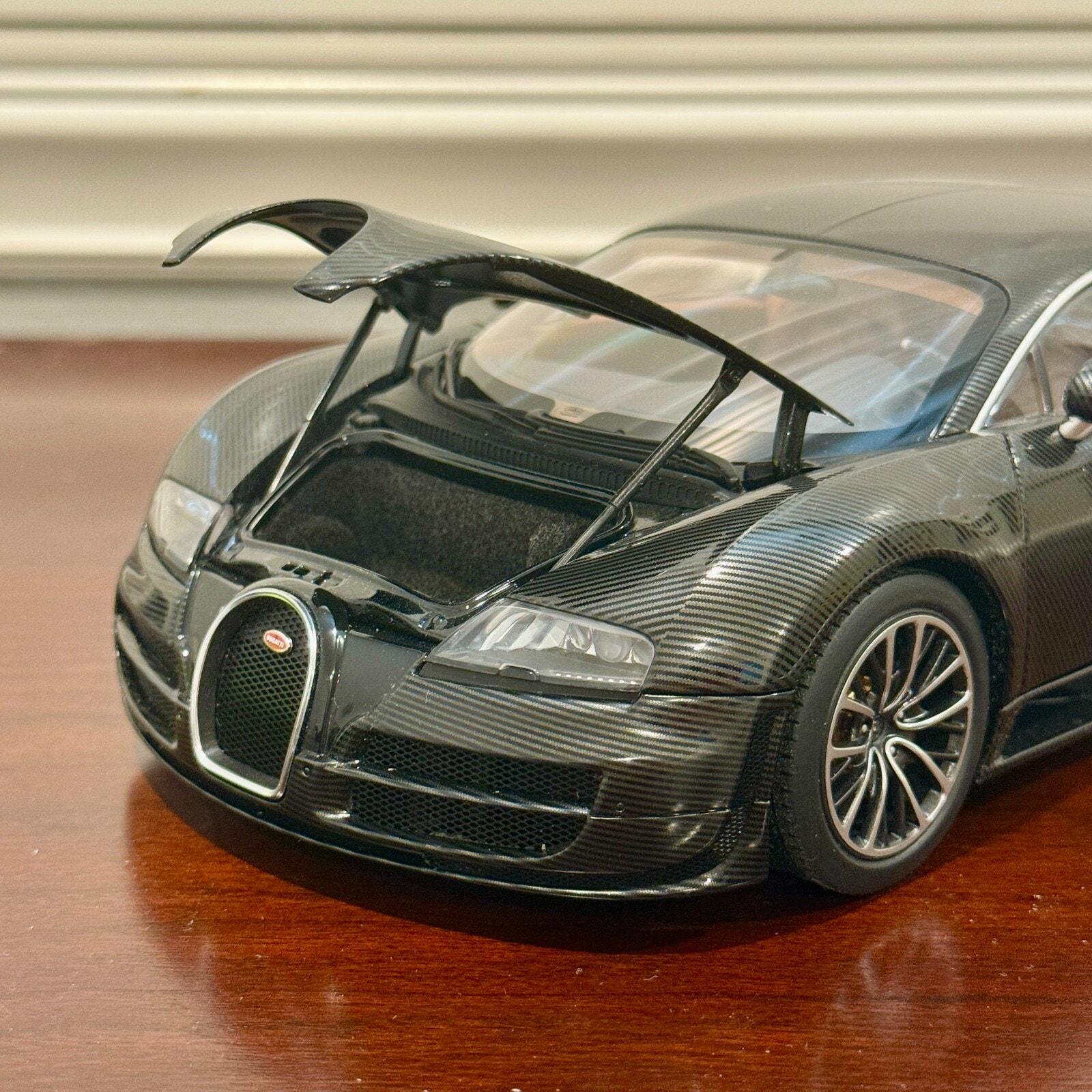 Autoart 1/18 Bugatti Veyron Super Sport 2010 GT Carbon Black | in