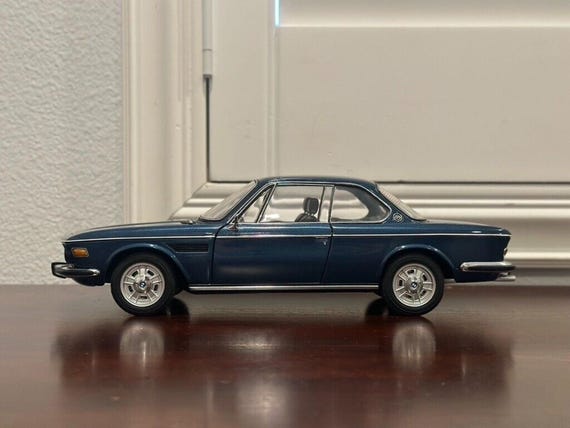 1/18 Autoart BMW 3.0 CSI Blue Diecast Model Car | Extremely Rare