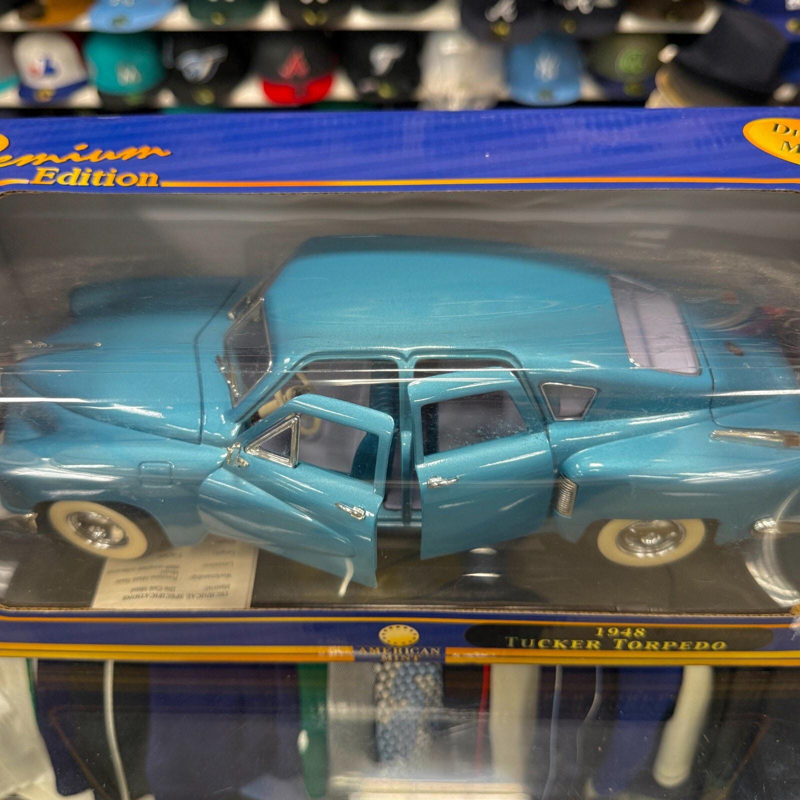 1/18 1948 Tucker Torpedo Studebaker Metallic Blue American Mint
